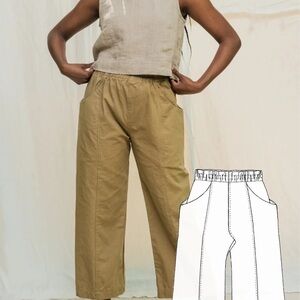 Elizabeth Suzann Khaki Chinos